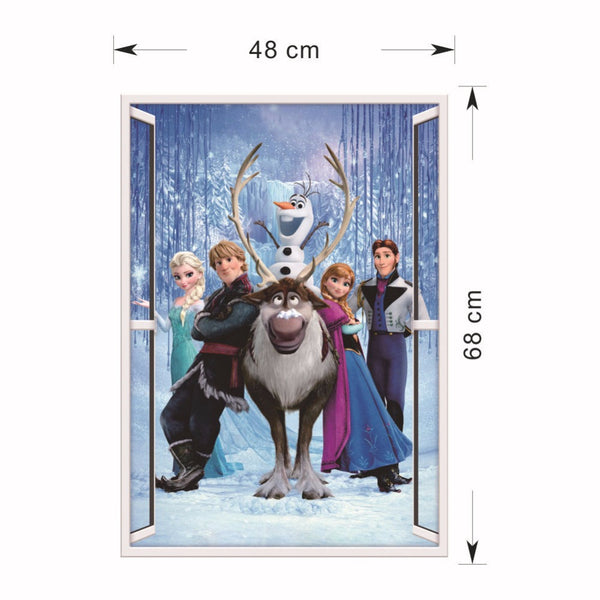 Amazing Frozen Group Wall Decor