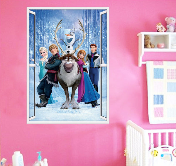 Amazing Frozen Group Wall Decor