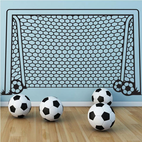 Fun Soccer Goal Wall Decor