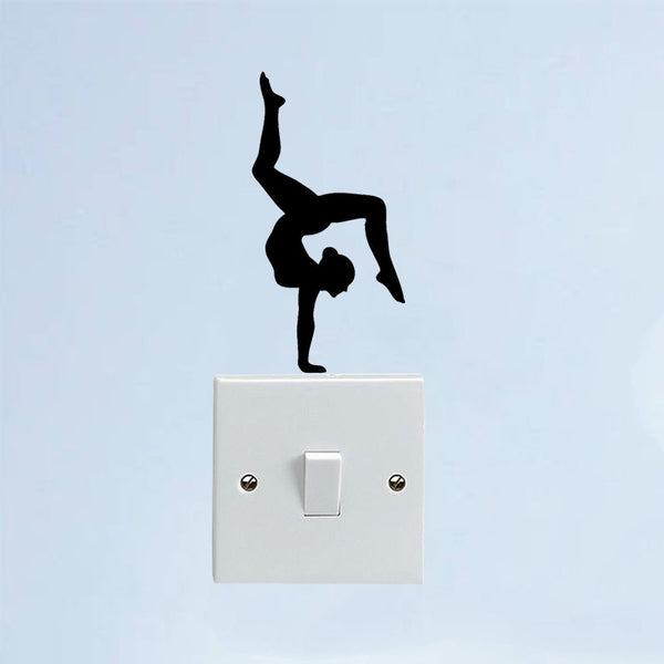 Sport Girl Gymnast Switch Decal