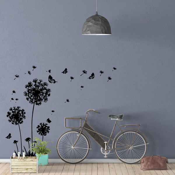 Beautiful Butterfly Dandelion 3D Wall Art