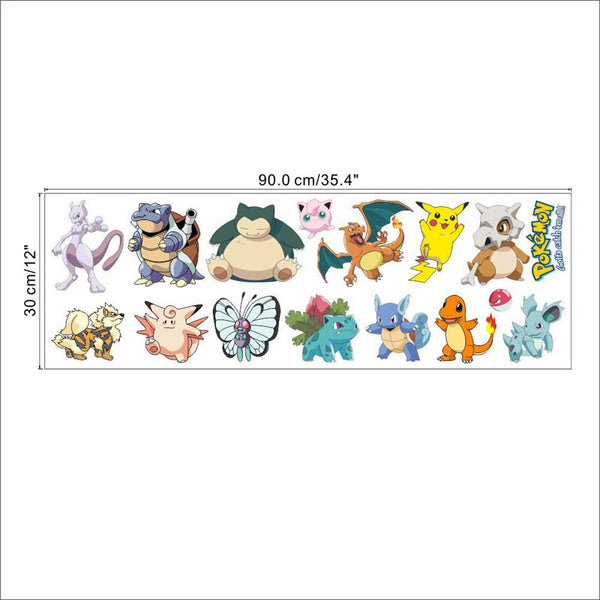 3D Pokemon Wall Decals - Limited Edition B