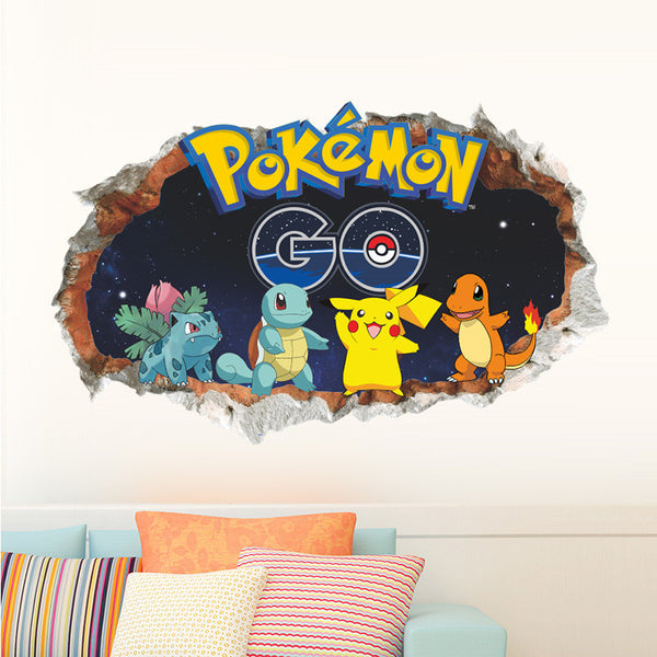 3D Pokemon Wall Decals - Limited Edition