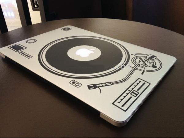 DJ Deck Record MacBook Decal