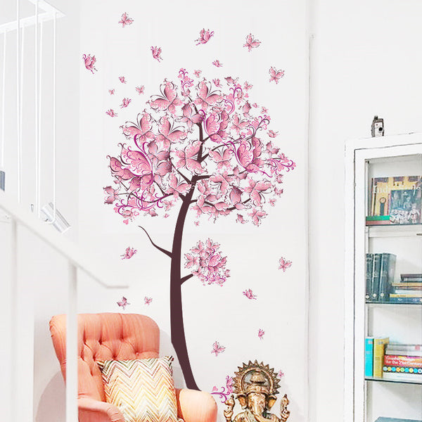 Sweet Butterflies Tree Wall Mural