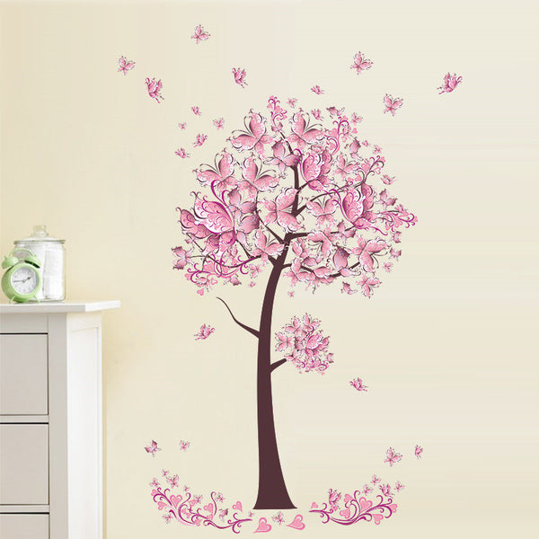 Sweet Butterflies Tree Wall Mural