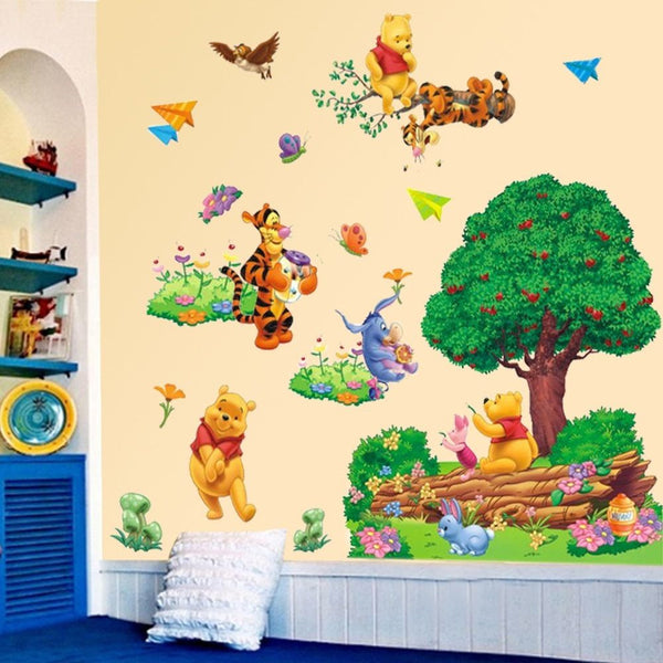 Adorable Winnie The Pooh DIY Wall Decal