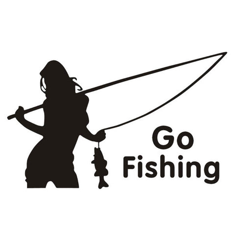 GO FISHING Beauty Decal