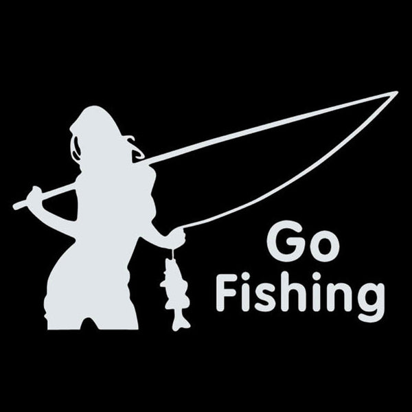 GO FISHING Beauty Decal