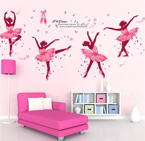 Pretty 3D Girl Fairy & Flowers Wall Mural