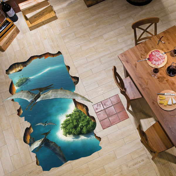 3D Pterosaur Floor Decor