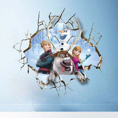 Frozen Wall Decals – Group Through Wall