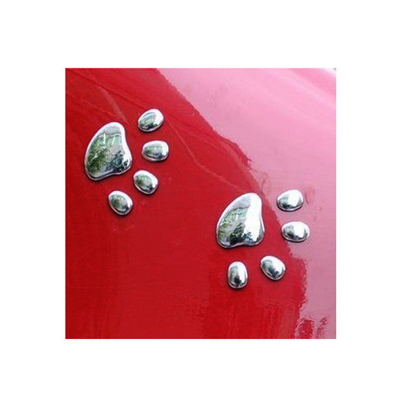 3D Paw Prints Car Decal