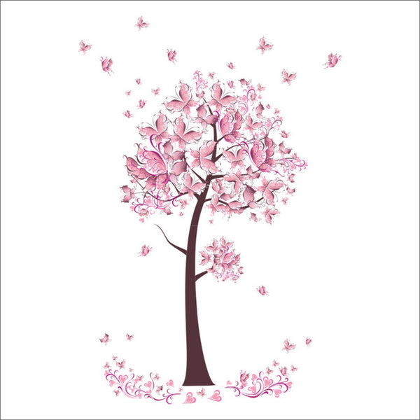 Sweet Butterflies Tree Wall Mural