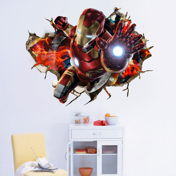 3D Iron Man Wall Decal