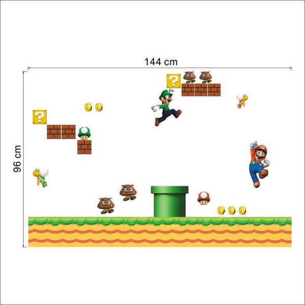 Super Mario Bros Wall Decals – Limited Edition