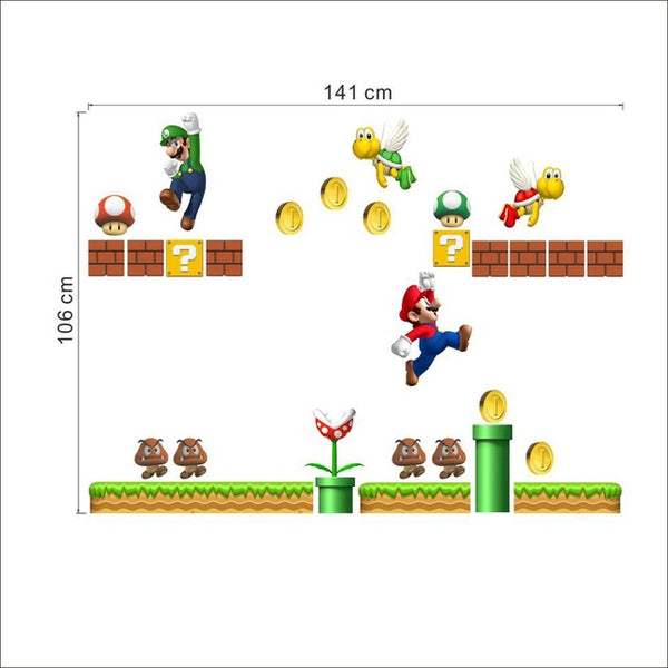 Super Mario Bros Wall Decals – Limited Edition