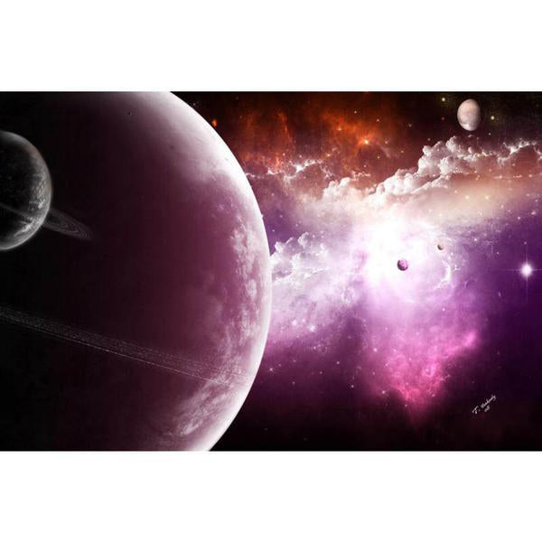 Custom Space Art Wall Decals