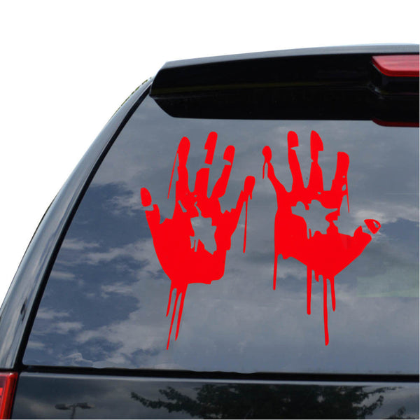 Bloody Zombie Hands Decal