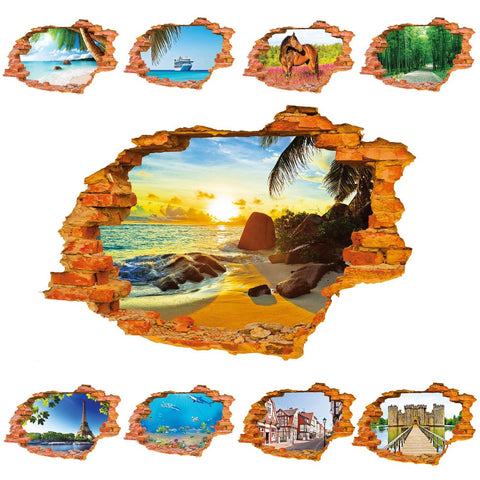 SCENIC 3D WALL DECALS - Collection A