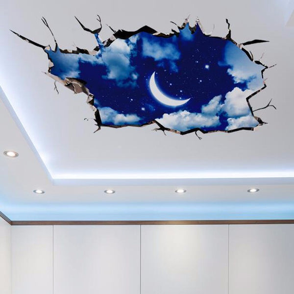 New 3D Night Sky Wall Decal