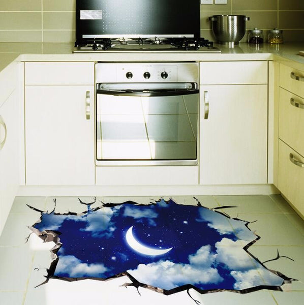 New 3D Night Sky Wall Decal