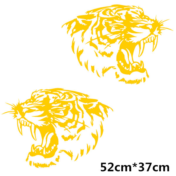 Fierce Tiger Head Roaring Car Decal