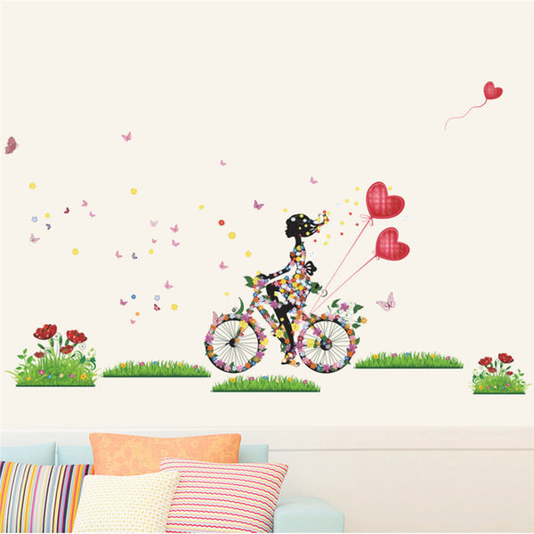 Romantic Floral Fairy Wall Murals