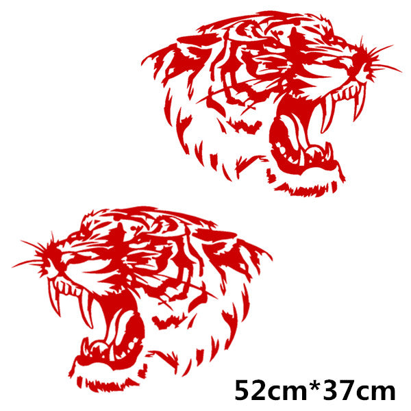 Fierce Tiger Head Roaring Car Decal