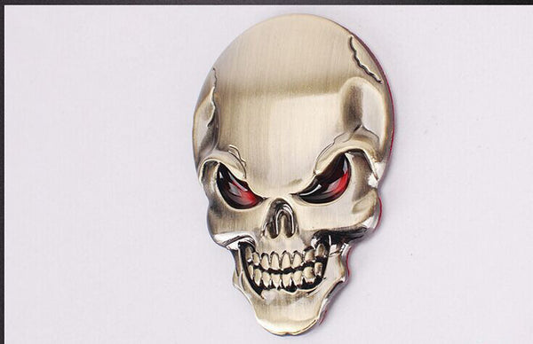 Sweet 3D Skull Styling Decal