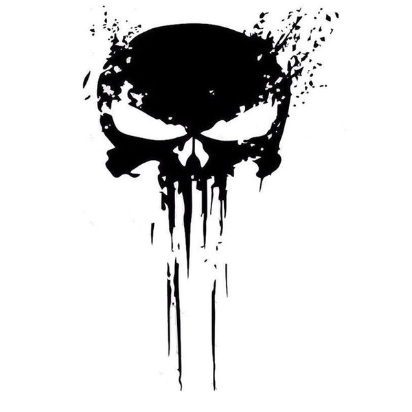 Awesome Punisher Skull Decal