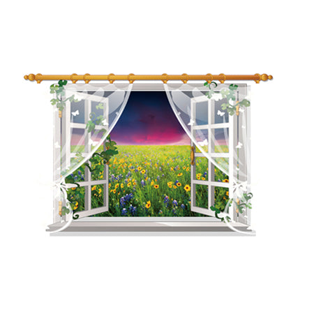 3D Open Window Scenes Wall Decorations