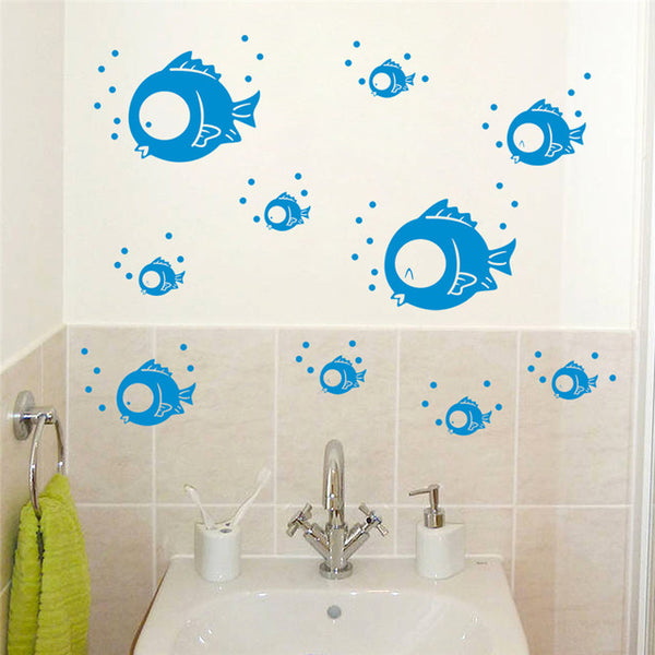 Amazing Animated Fish Wall Decals