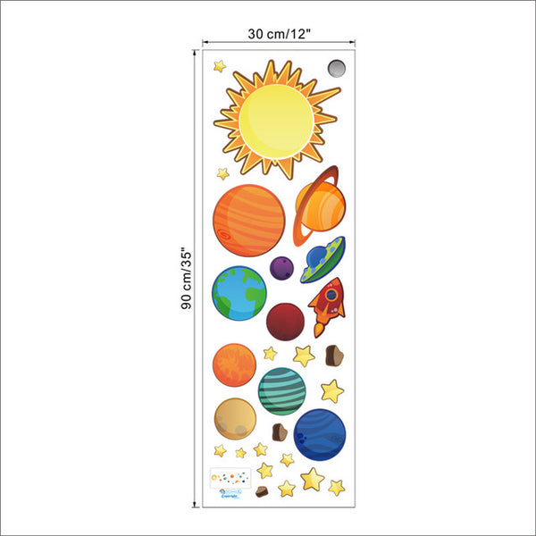 Solar System Wall Decals For Kids