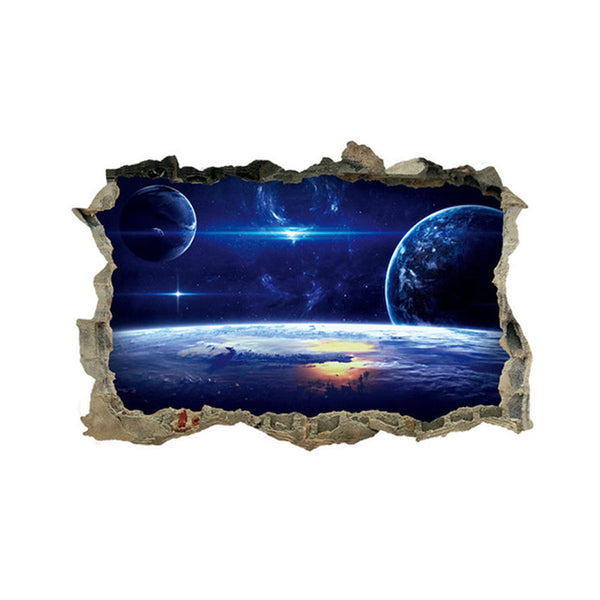 3D Galaxy Planets Wall Decor