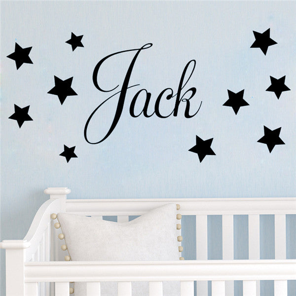 Personalized Stars Wall Decor