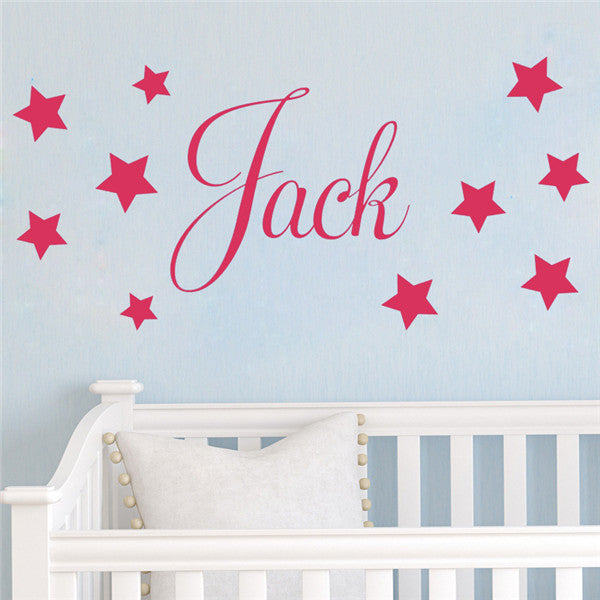 Personalized Stars Wall Decor