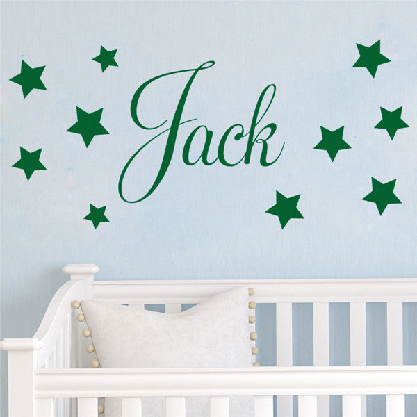 Personalized Stars Wall Decor