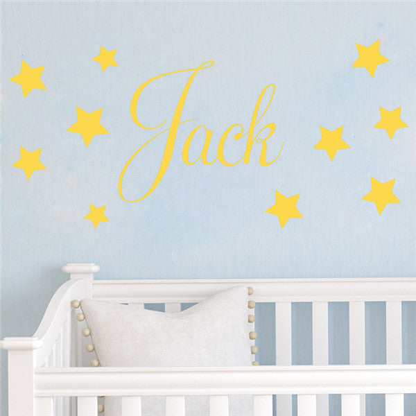 Personalized Stars Wall Decor