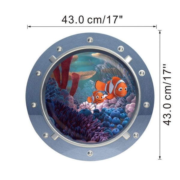 Amazing Animated Fish Wall Decals