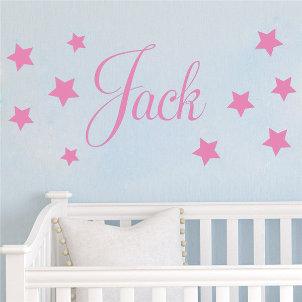 Personalized Stars Wall Decor