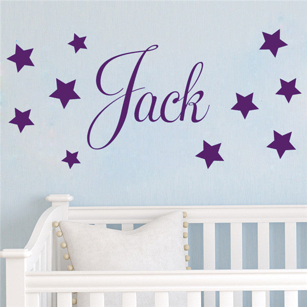 Personalized Stars Wall Decor