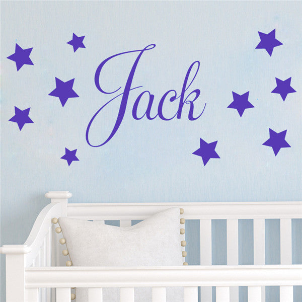 Personalized Stars Wall Decor