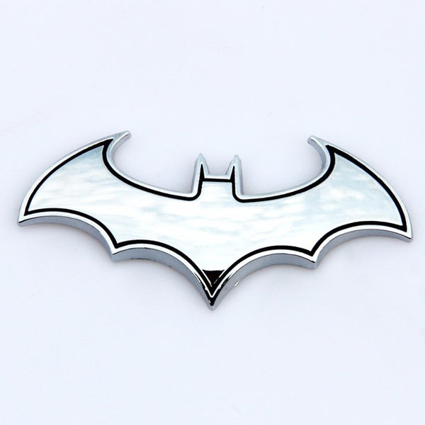 Sweet 3D Metal Bat Car Decals