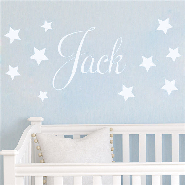 Personalized Stars Wall Decor