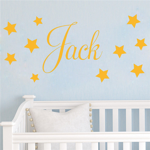 Personalized Stars Wall Decor